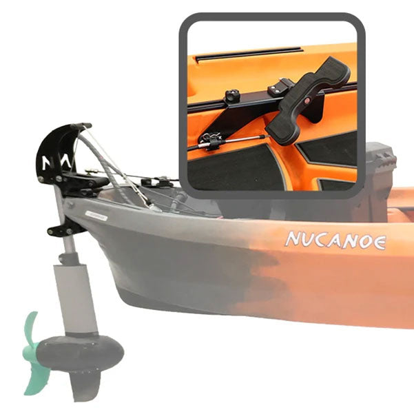 NuCanoe Quick Connect Foot Steering Mounting and Control Kit