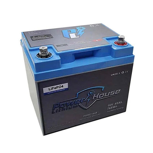 PowerHouse Lithium 16V 48Ah Deep Cycle Battery