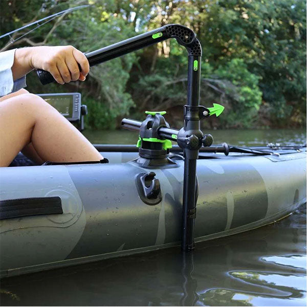 No way you can't mount fishing gear to an inflatable SUP right? WRONG! The  Railblaza USA RibPort allows SUP angle…