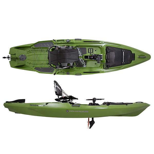 Wilderness Systems Recon 120 HD Fishing Kayak with AirPro ACES Seat