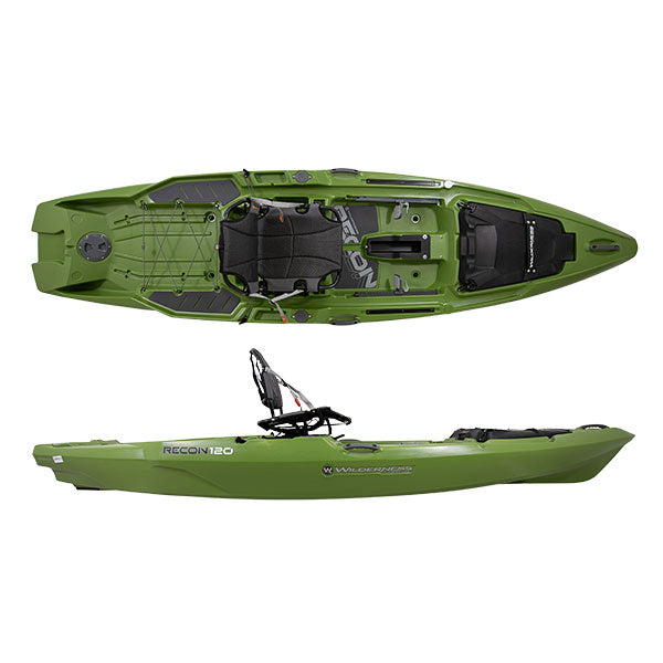 Wilderness Systems Recon 120 Fishing Kayak with AirPro ACES Seat