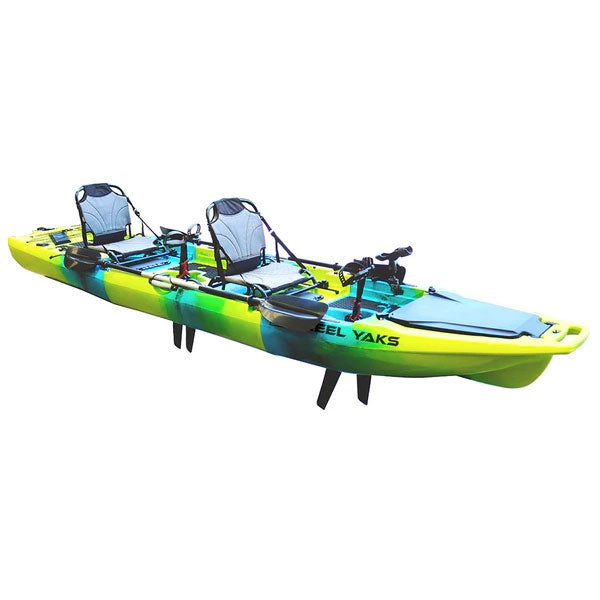 Reelyak Ranger ReelYaks Rocket 13.8ft Modular Tandem Fin Drive Fishing Kayak — Eco ...