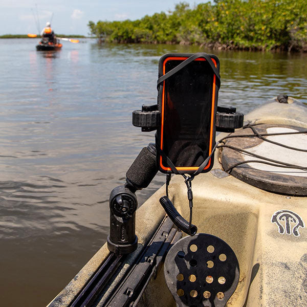 phone holder for fishing rod YakAttack RotoGrip Phone Holder Pro w/ LockNLoad Mounting System — Eco Fishing Shop