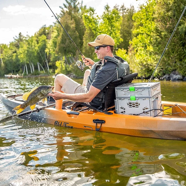 compact fishing pole kayak Old Town Sportsman 120 Fishing Kayak — Eco Fishing Shop