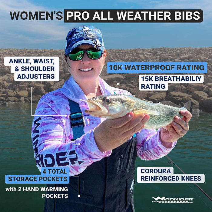 WindRider Women's Pro All Weather Bibs