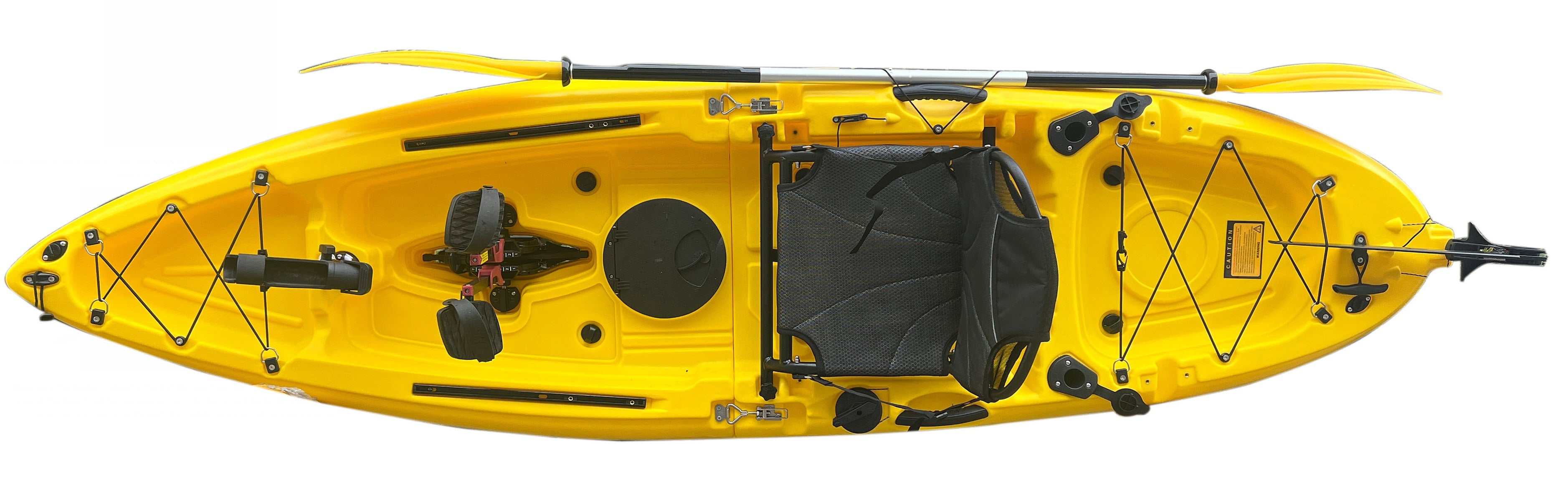 Reelyak Ranger ReelYaks Raptor 9.5ft Modular Pedal Fishing Kayak — Eco Fishing Shop
