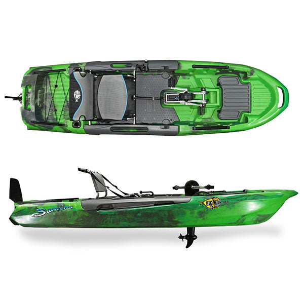 3 Waters Big Fish 103 Pedal Drive Fishing Kayak — Eco Fishing Shop