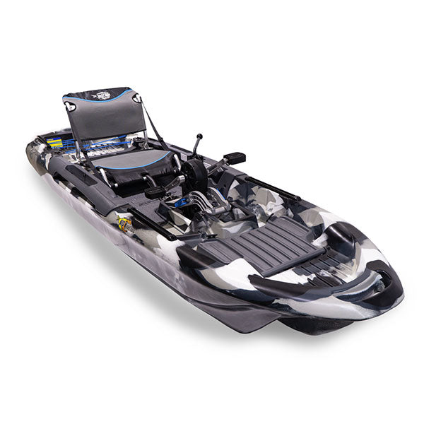 New Black Color Inflatable Fishing Pedal Boat Kayak Water Bike