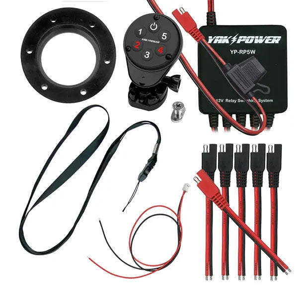 Yak Power Five Circuit Wireless Digital Switching System with Steering Wheel Control