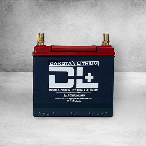Dakota Lithium DL+ 12V 135Ah Dual Purpose 1000CCA Starter Battery Plus Deep Cycle Performance
