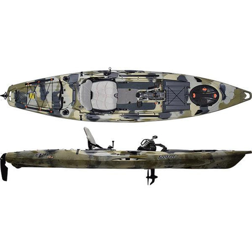 feelfree lure 13.5 fishing kayak FeelFree Lure 13.5 V2 Overdrive Ready Fishing Kayak, Winter Camo