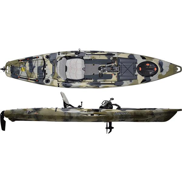 Feelfree Kayaks Lure 13.5 V2 w/ Overdrive, Desert Camo