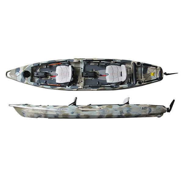 Feelfree Lure II Tandem Overdrive V2 Fishing Kayak — Eco Fishing Shop