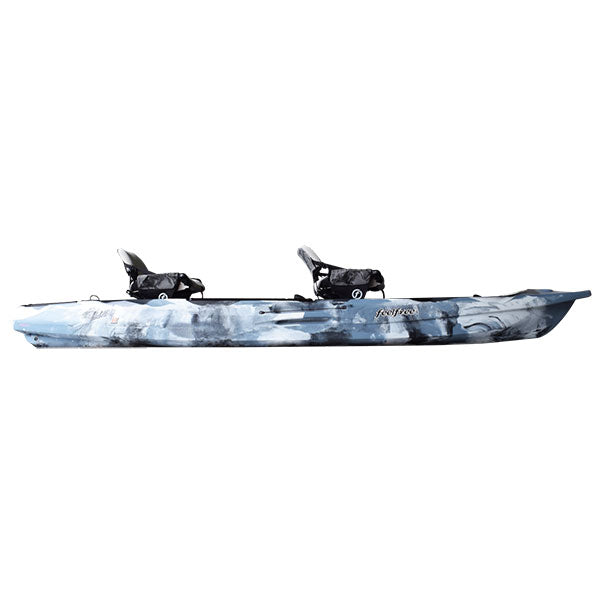 FeelFree Lure II Tandem - Two Person Fishing Kayak | Winter Camo
