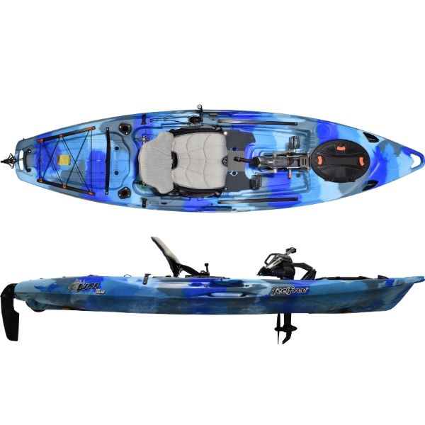 Feelfree Lure 11.5 V2 Fishing Kayak w/ Overdrive Ocean Camo