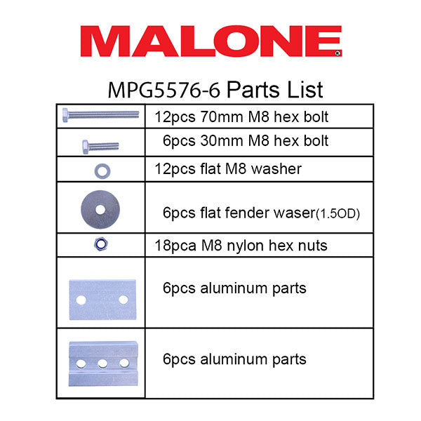 Malone Hobie Style Cradle Adapters