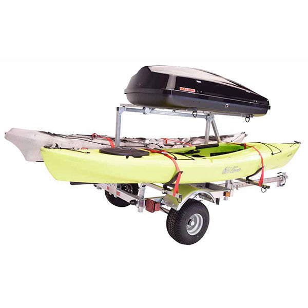 Malone LowMax 2 Kayak w/ Cargo Box Trailer Package