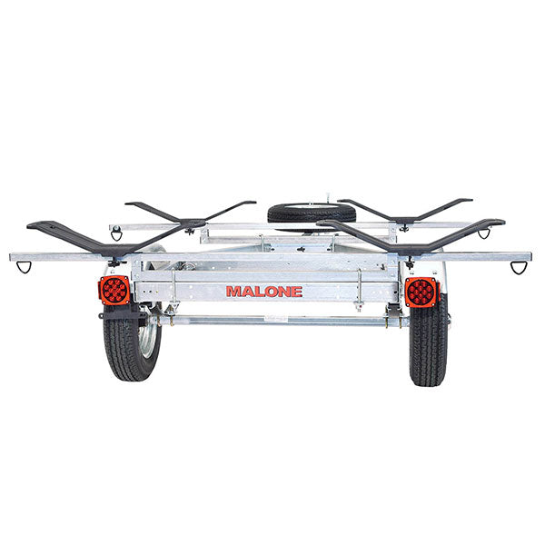 Malone MicroSport 2 Kayak Spare Tire Trailer Package