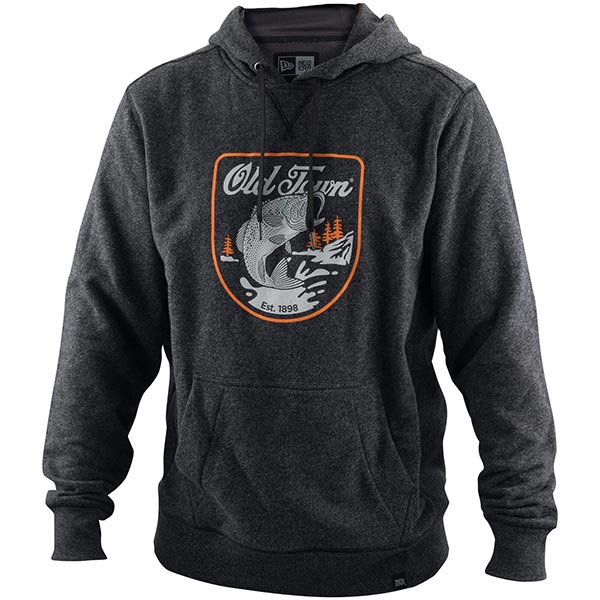 Old Town New Era French Terry Pullover Hoodie- Bass — Eco Fishing Shop