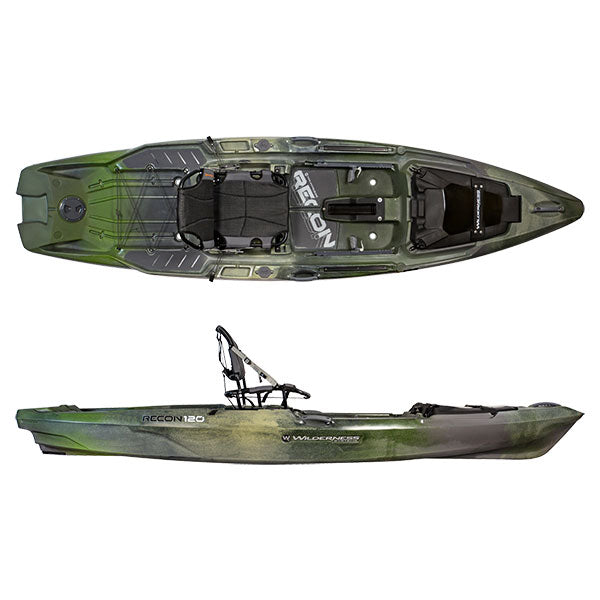 WILDERNESS SYSTEMS, RECON 120 Fishing Kayak with AirPro ACES seat