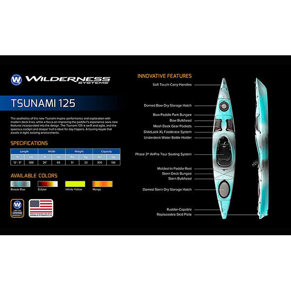Wilderness Systems Tsunami 125 Kayak
