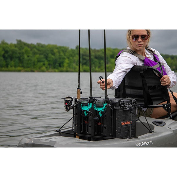 YakAttack BlackPak Pro Kayak Fishing Crate YakAttack BlackPak Pro Kayak Fishing Crate