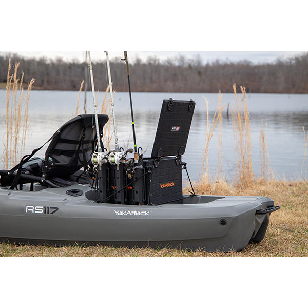 YakAttack BlackPak Pro Kayak FIshing Crate Teal 13x16