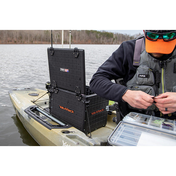 YakAttack® BlackPak Pro Kayak Fishing Crate 13 x 16 Olive Green