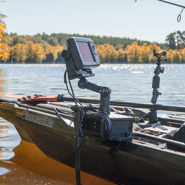 fish finder reel mount YakAttack Rectangular Fish Finder Mount with LockNLoad Mounting System
