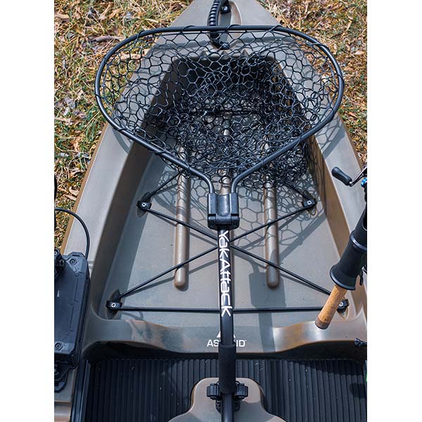 YakAttack® Leverage Landing Net, 20'' x 21'' Hoop - Best Kayak Fishing Landing  Net
