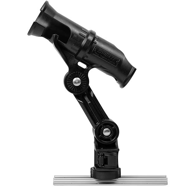 fishing rod holder track system YakAttack Zooka II™ Rod Holder with Track Mounted LockNLoad™ Mounting — Eco Fishing Shop