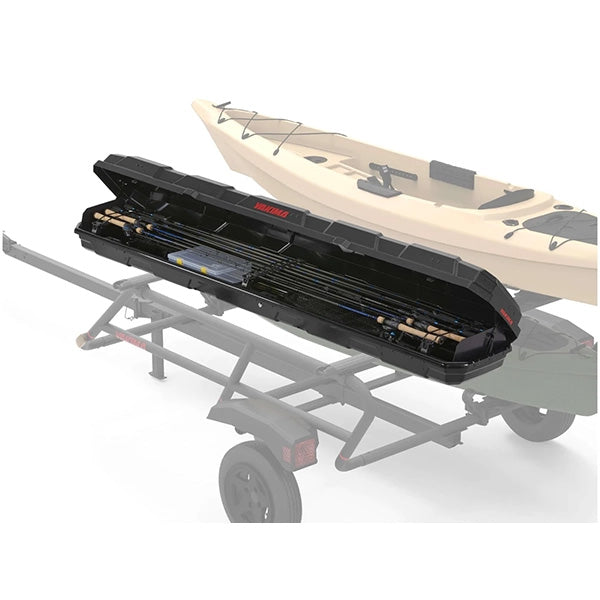 boat fishing rod storage boxes 7-8 ft Yakima 8004088 TopWater Rooftop Fishing Rod Box